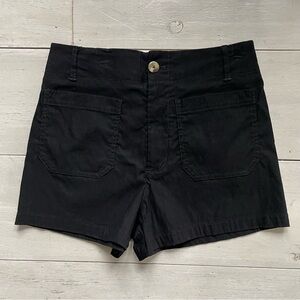 Maeve by Anthropologie Women’s Colette Black High-Waist Shorts Stretch Size 30